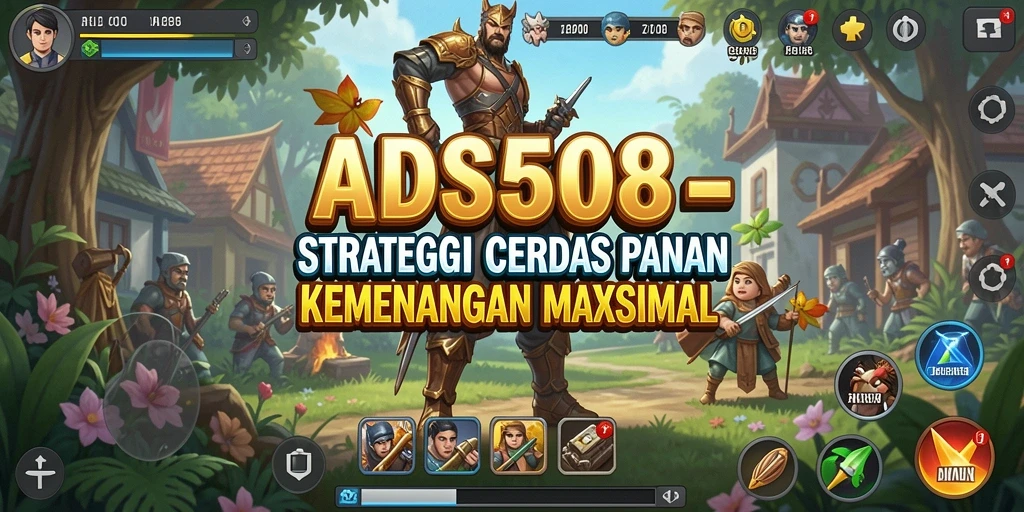 Tangkapan layar dari pertempuran strategis dalam ADS508 yang mendebarkan.