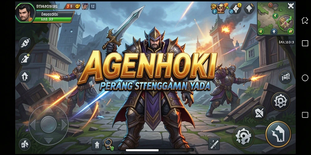 Tangkapan layar dari gameplay AGENHOKI yang mendebarkan.