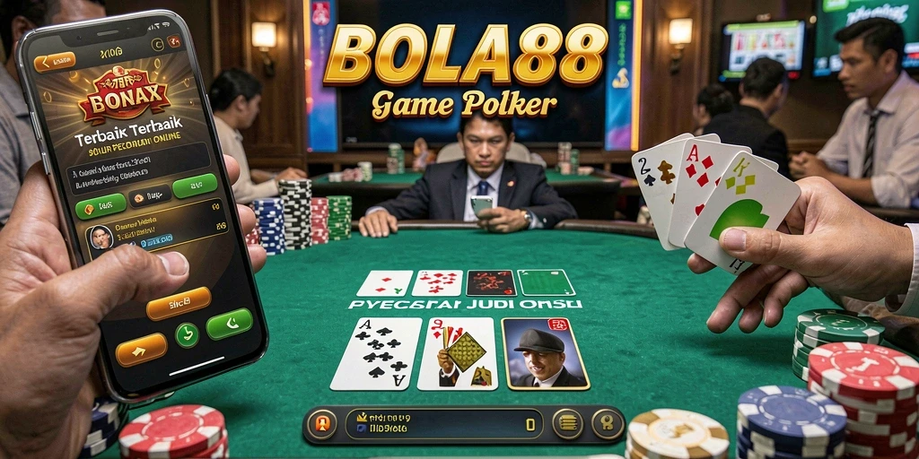 Gameplay Poker yang menarik dan seru di BOLA88 aplikasi.