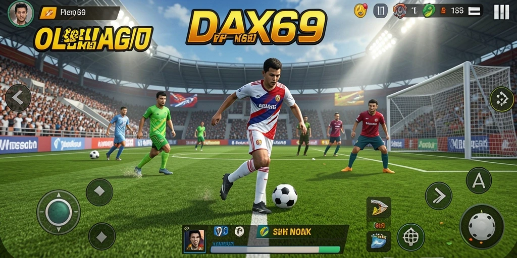 Gameplay DAX69 yang seru dan menegangkan dalam aksi olahraga.