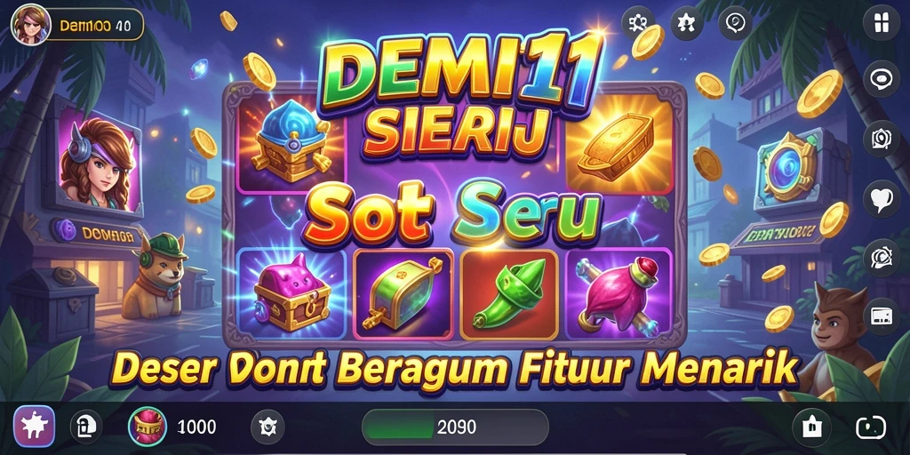 Tampilan gameplay slot DEMI11 yang menarik dan menghibur.
