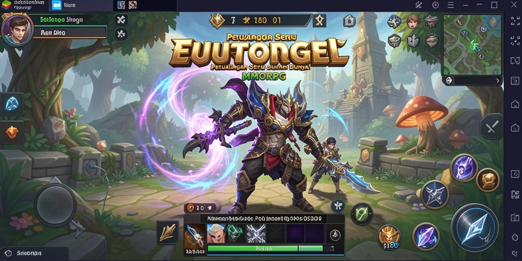 Tampilan gameplay seru dalam dunia MMORPG EUROTOGEL.
