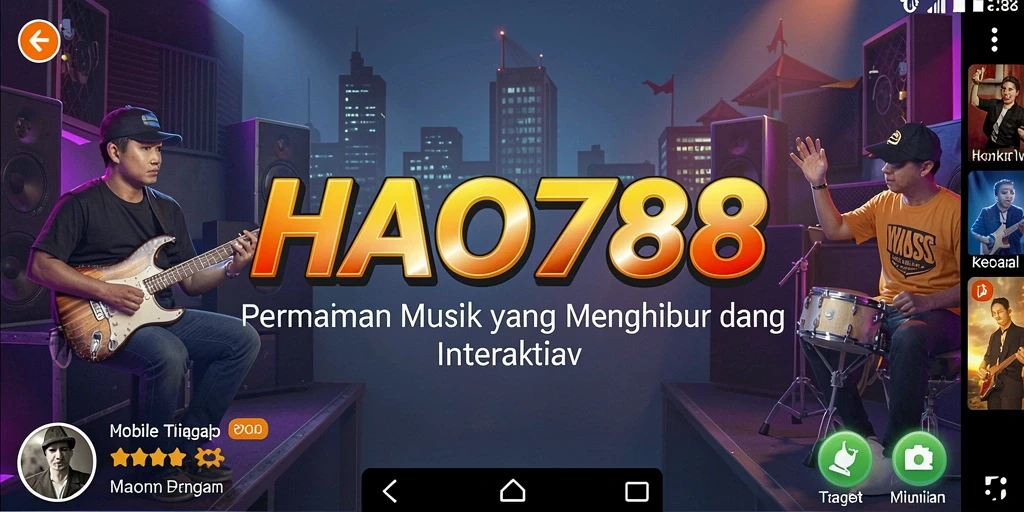 Tampilan menarik dari gameplay HAO788 yang menyajikan pengalaman musik interaktif.