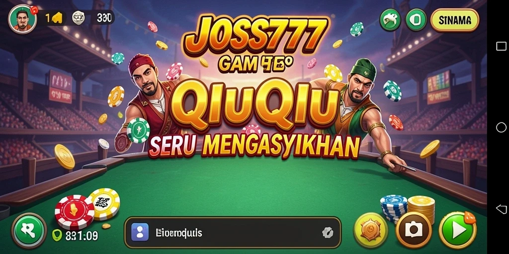 Screenshot utama JOSS777 menampilkan gameplay yang seru dan interaktif.