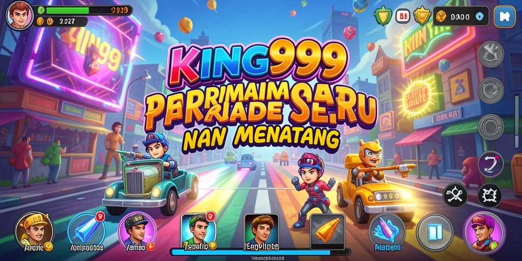 Tampilan gameplay KING999 yang penuh aksi dalam dunia Arcade.