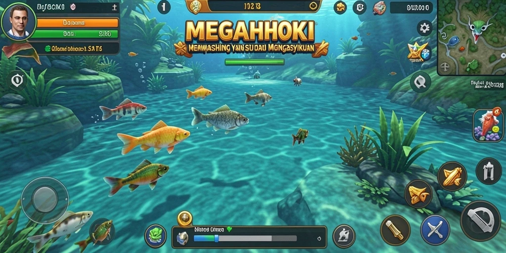 Tampilan gameplay seru dan memukau di MEGAHOKI.