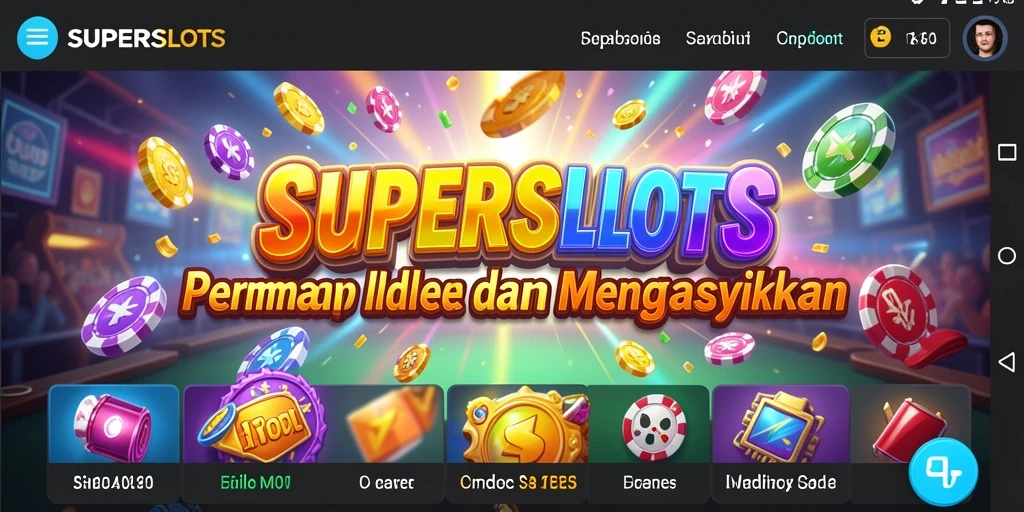 Tampilan gameplay <strong>SUPERSLOTS</strong> yang menarik dan interaktif.