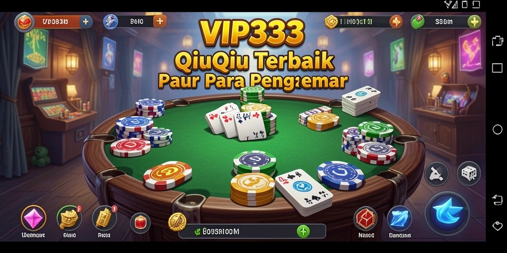 Tampilan screenshot gameplay menarik dari VIP333 yang menunjukkan keseruan QiuQiu.